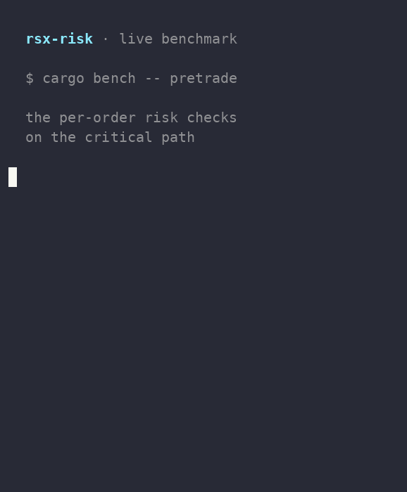 rsx-risk demo